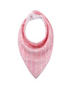 PINK Baby Bibs Bandana Handkerchief for Drooling Teething Super Absorbent Bibs